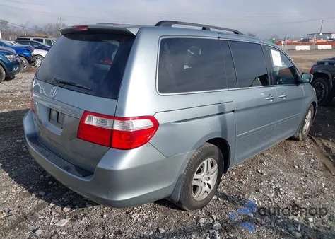 2007 Honda Odyssey Ex-L z USA, uszkodzony, nr VIN 5FNRL38707B035425